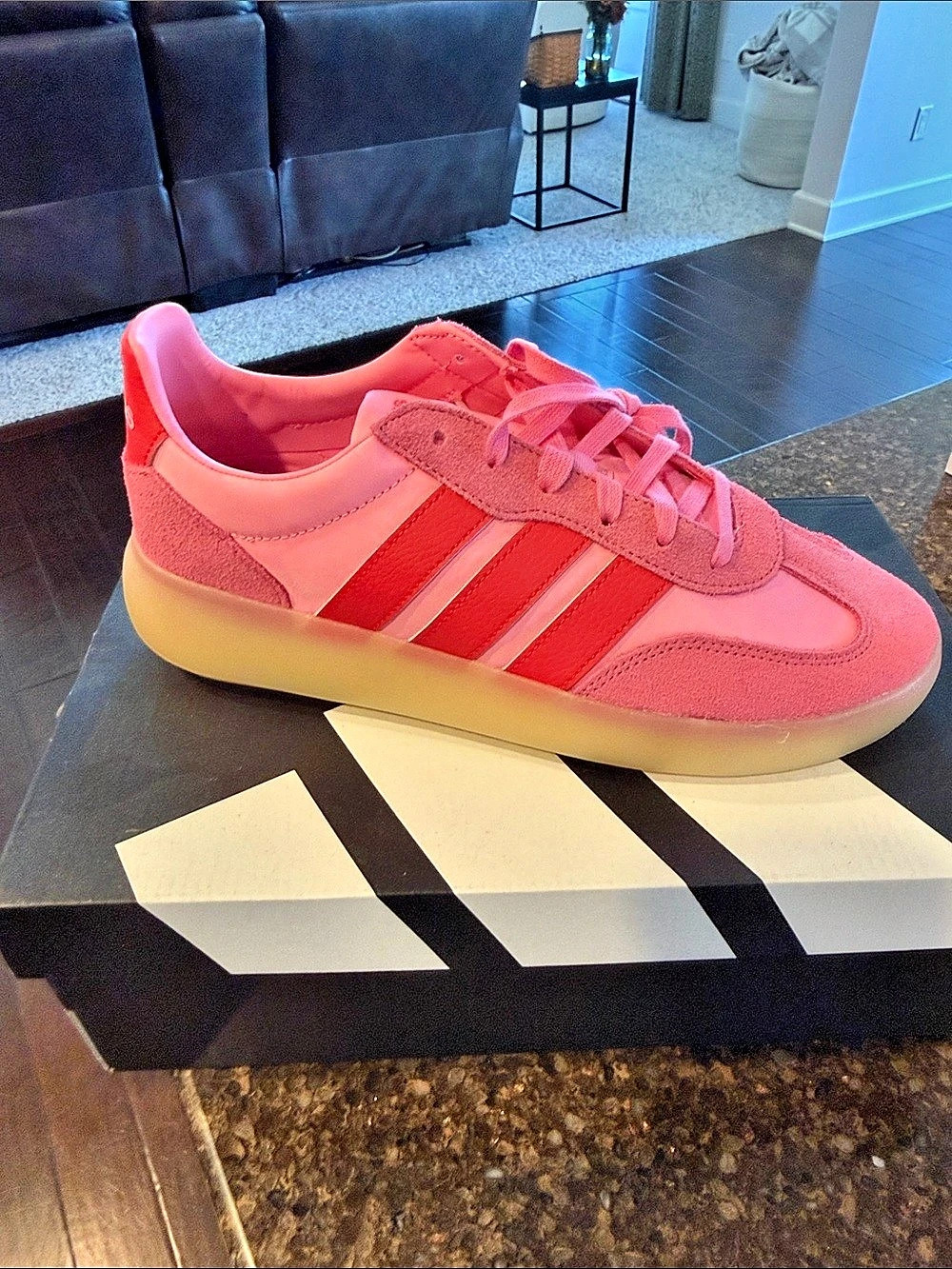 adidas Barreda Decode Women's Pink & Red Sneakers US 9 New